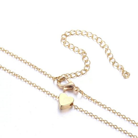 Gold Heart Pendant Necklace - Picture 4 of 4